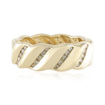 9K I3 Champagne Diamond Gold Ring (de Melo Gold)
