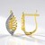 Boucles d'oreilles en argent et Zircon