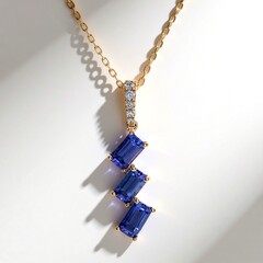 Collana in oro con Tanzanite AAA (CIRARI)