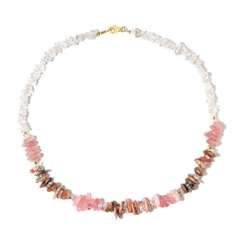 Edelstein-Silberhalskette