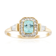 Brasilianischer Paraiba-Turmalin-Goldring (AMAYANI)