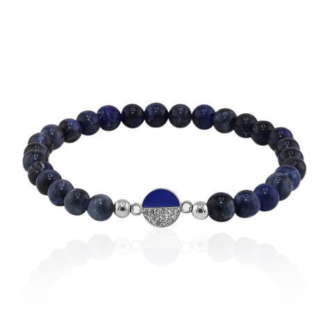 Bracciale in argento con Sodalite