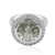 Anello in argento con Ametista Verde