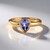 Anello in argento con Tanzanite