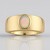 Anello in oro con Opale Nero Crystal di Lightning Ridge (Mark Tremonti)