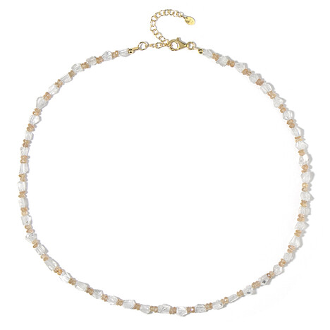 Zircon Silver Necklace (Riya)