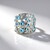 Anello in argento con Topazio Blu Svizzero (de Melo Essence)