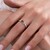 Fancy-Diamant-Silberring