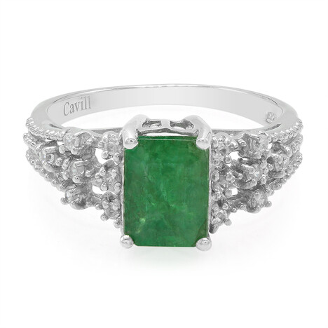 Bahia-Smaragd-Silberring