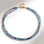 Collana in argento con Acquamarina Brasiliana (Riya)