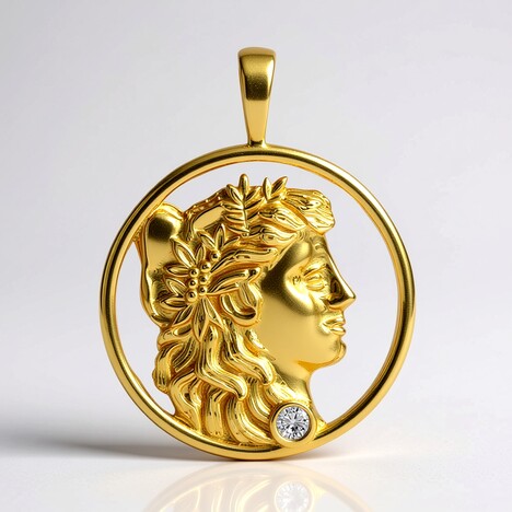 Ciondolo in argento con Zircone