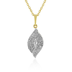 I4 (J) Diamond Silver Necklace