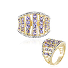Anello in argento con Tanzanite