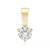 Ciondolo in oro con Diamante VVS2 (H) (de Melo Gold)