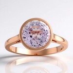 Anello in argento con Kunzite