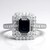 Anello in oro con Zaffiro Ceylon Blu