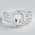 Anello in argento con Goshenite