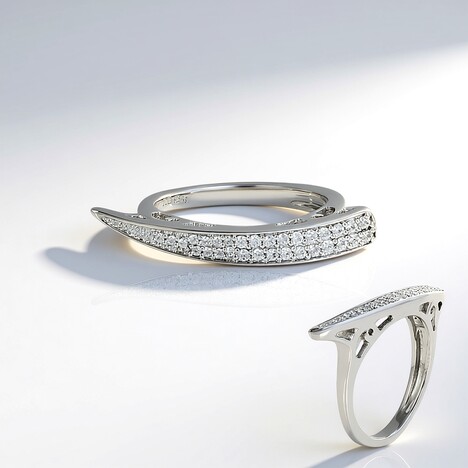 Anello in argento con Zircone