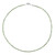 Green apatite Silver Necklace