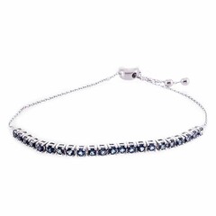 Gouden armband met Londen-blauwe topaasstenen