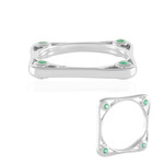 Zilveren ring met Russische smaragden (de Melo Essence)