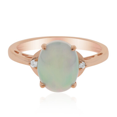 Anello in oro con Opale di Welo