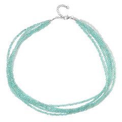 Collana in argento con Apatite Blu