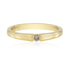 Anillo en plata con Diamante chocolate I2
