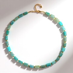 Collana in argento con Amazzonite