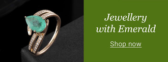 Jewellery with Emerald