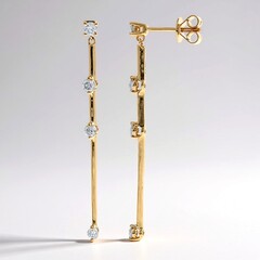 Orecchini in oro con Diamante SI1 (H)