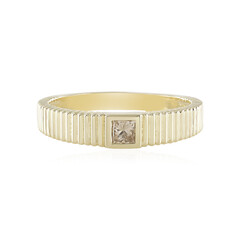 Anello in oro con Diamante Champagne I2 (de Melo)