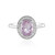 Rose de France Amethyst Silver Ring