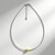 Collana in argento con Ambra Milky Baltica (MONOSONO COLLECTION)