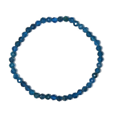 Bracciale con Apatite Blu Neon