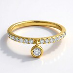 Bague en or et Diamant SI1 (H) (CIRARI)