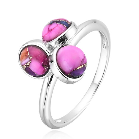 Zilveren ring met Turquoise mozaïeken