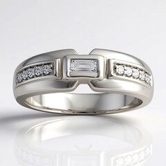 Anello in oro con Diamante IF (D) (Annette)