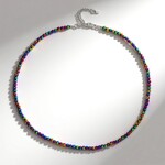 Collana in argento con Ematite Mistica