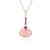 Collier en argent et Opale rose (KM by Juwelo)