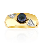 Anello in argento con Perla di Acqua Dolce (TPC)