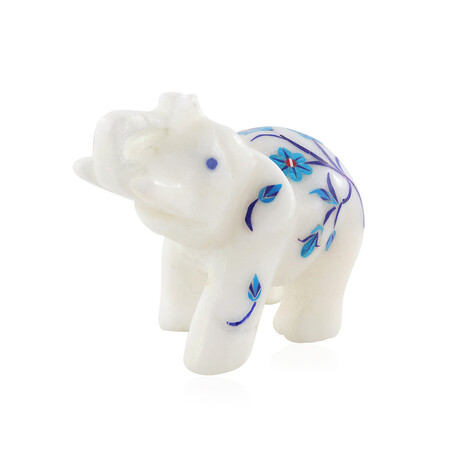 Weißer Marmor-Elefant