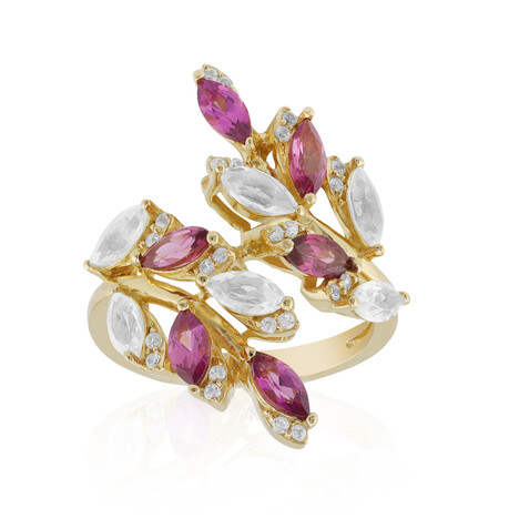 Bague en argent et Grenat Rhodolite