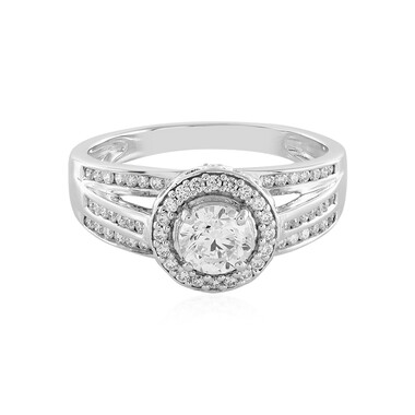 Anillo en oro con Diamante limpio a lupa F (LUCENT DIAMONDS)