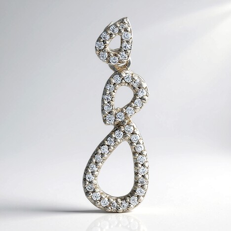 Ciondolo in argento con Zircone