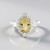 Anello in argento con Berillo Giallo (Adela Silber)