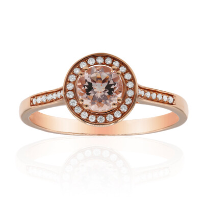 Anello in oro con Morganite AAA (CIRARI)