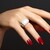 Bague en argent et Pierre de Lune arc-en-ciel (Ornaments by de Melo)