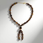 Collana in argento con Occhio di Tigre (Riya)