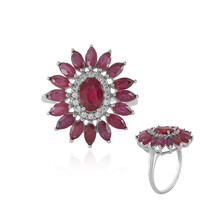 Anello in argento con Rubino Bemainty